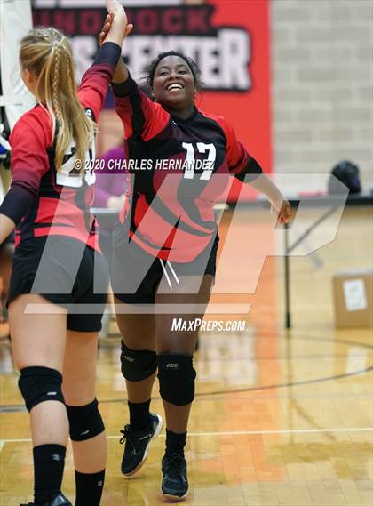 Thumbnail 3 in El Paso HomeSchool vs Angleton Christian (TAIAO State Tournament) photogallery.