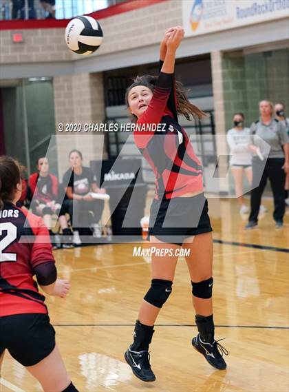 Thumbnail 1 in El Paso HomeSchool vs Angleton Christian (TAIAO State Tournament) photogallery.