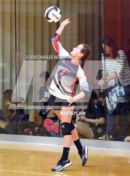 Thumbnail 1 in El Paso HomeSchool vs Angleton Christian (TAIAO State Tournament) photogallery.
