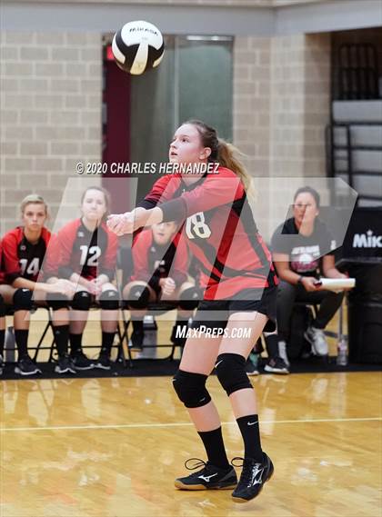 Thumbnail 2 in El Paso HomeSchool vs Angleton Christian (TAIAO State Tournament) photogallery.