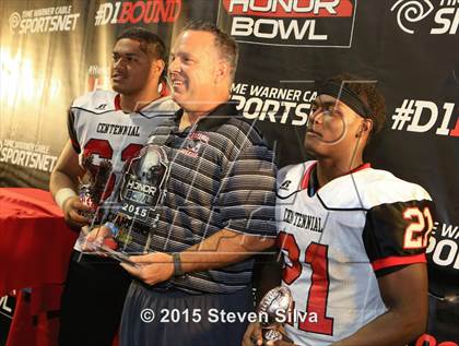 Thumbnail 3 in Centennial vs. Serra (2015 SoCal Honor Bowl) photogallery.
