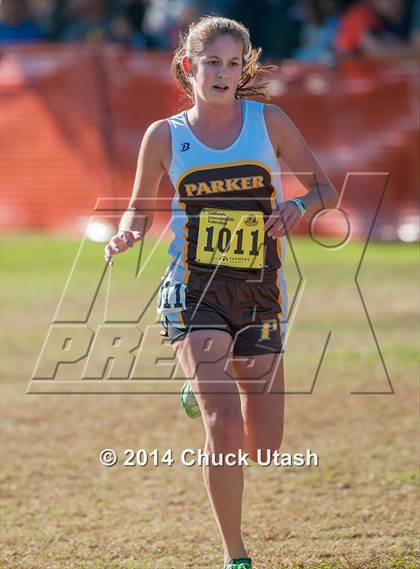 Thumbnail 1 in CIF State Cross Country Championships (D5 Girls Race) photogallery.