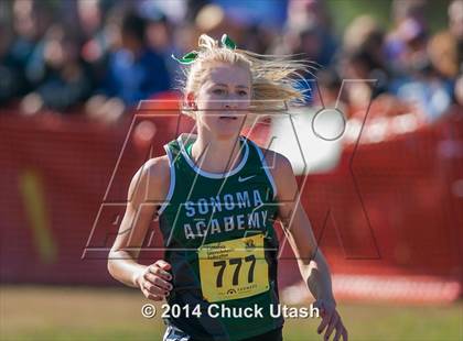 Thumbnail 1 in CIF State Cross Country Championships (D5 Girls Race) photogallery.