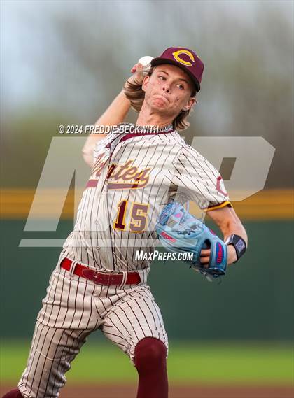 Thumbnail 3 in Tioga vs Collinsville (Gainesville High School) photogallery.
