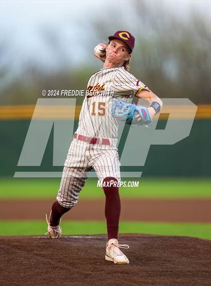 Thumbnail 3 in Tioga vs Collinsville (Gainesville High School) photogallery.