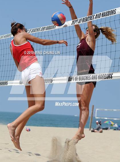 Thumbnail 1 in Redondo Union vs. Laguna Beach (IBVL Southern Pacific Quarterfinal) photogallery.