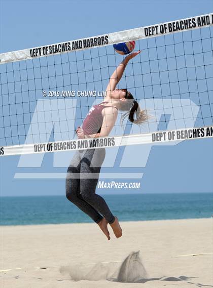 Thumbnail 1 in Redondo Union vs. Laguna Beach (IBVL Southern Pacific Quarterfinal) photogallery.