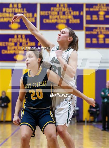 Thumbnail 1 in West Genesee vs. Shenendehowa (Amsterdam Holiday College Showcase) photogallery.