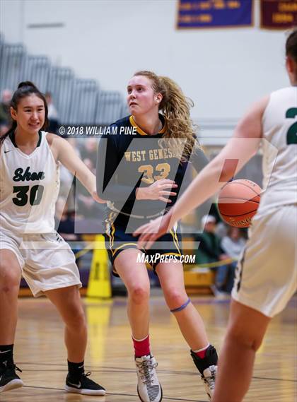 Thumbnail 3 in West Genesee vs. Shenendehowa (Amsterdam Holiday College Showcase) photogallery.