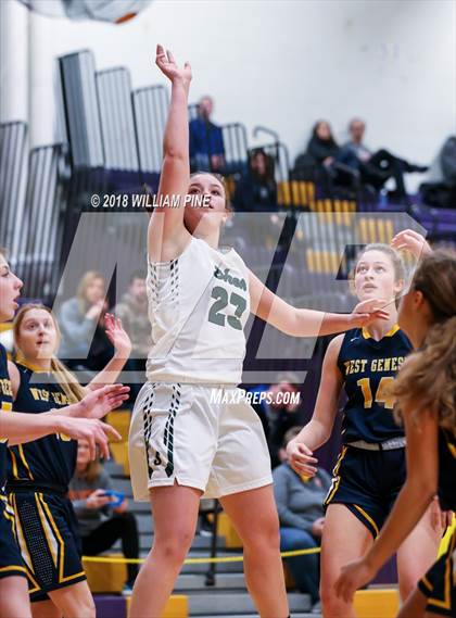 Thumbnail 1 in West Genesee vs. Shenendehowa (Amsterdam Holiday College Showcase) photogallery.