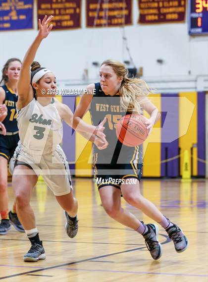 Thumbnail 2 in West Genesee vs. Shenendehowa (Amsterdam Holiday College Showcase) photogallery.