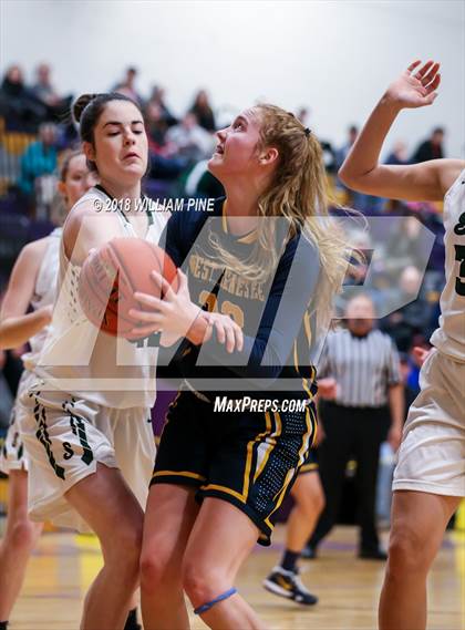 Thumbnail 2 in West Genesee vs. Shenendehowa (Amsterdam Holiday College Showcase) photogallery.