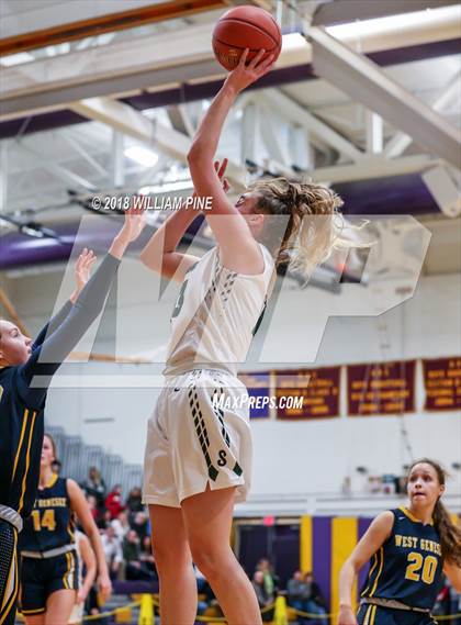 Thumbnail 3 in West Genesee vs. Shenendehowa (Amsterdam Holiday College Showcase) photogallery.