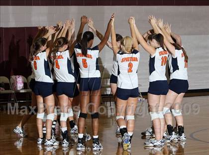 Thumbnail 3 in Allen vs Seven Lakes (Pearland Volleyball Classic) photogallery.