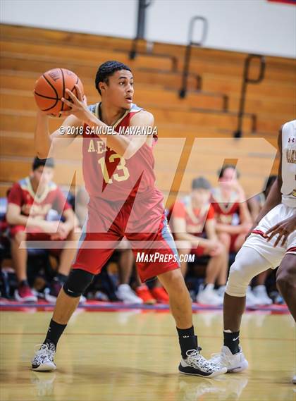 Thumbnail 3 in Alemany vs Oaks Christian (17th Annual Rose City Roundball Classic) photogallery.