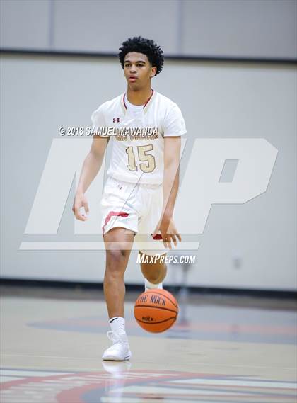 Thumbnail 3 in Alemany vs Oaks Christian (17th Annual Rose City Roundball Classic) photogallery.