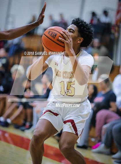 Thumbnail 2 in Alemany vs Oaks Christian (17th Annual Rose City Roundball Classic) photogallery.