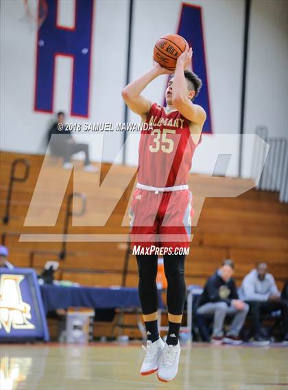 Thumbnail 1 in Alemany vs Oaks Christian (17th Annual Rose City Roundball Classic) photogallery.