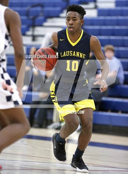 Thumbnail 2 in Freedom Prep Academy vs. Lausanne Collegiate (Oseman Insurance Holiday Hoops) photogallery.