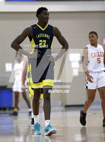 Thumbnail 2 in Freedom Prep Academy vs. Lausanne Collegiate (Oseman Insurance Holiday Hoops) photogallery.