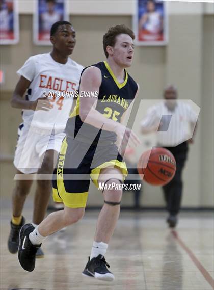 Thumbnail 2 in Freedom Prep Academy vs. Lausanne Collegiate (Oseman Insurance Holiday Hoops) photogallery.