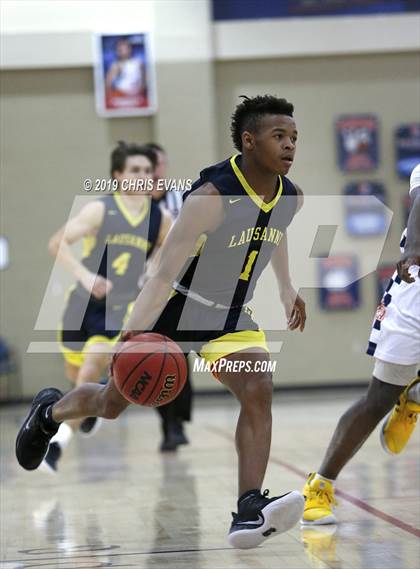 Thumbnail 2 in Freedom Prep Academy vs. Lausanne Collegiate (Oseman Insurance Holiday Hoops) photogallery.
