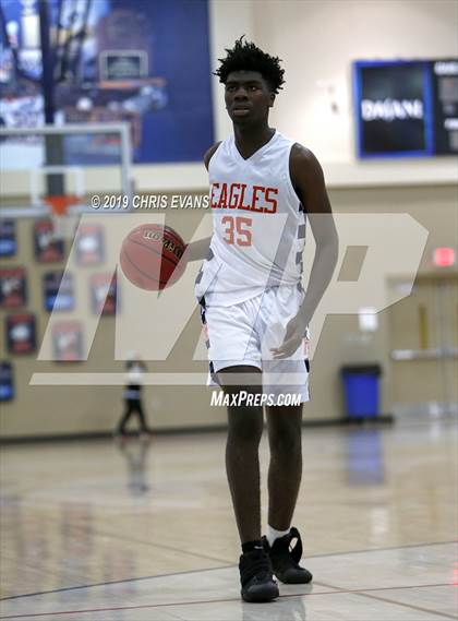 Thumbnail 1 in Freedom Prep Academy vs. Lausanne Collegiate (Oseman Insurance Holiday Hoops) photogallery.