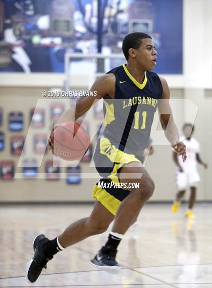 Thumbnail 2 in Freedom Prep Academy vs. Lausanne Collegiate (Oseman Insurance Holiday Hoops) photogallery.