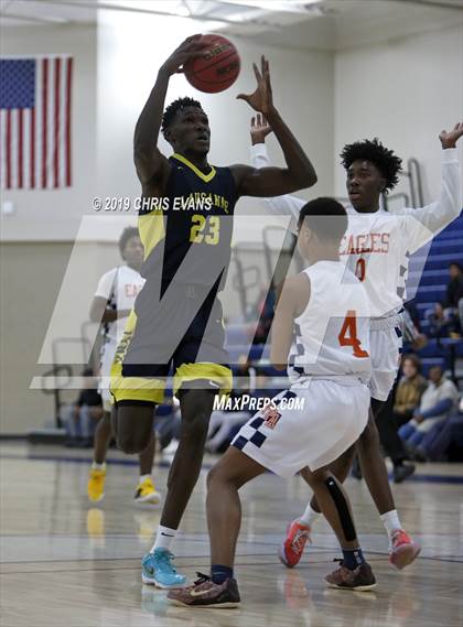 Thumbnail 1 in Freedom Prep Academy vs. Lausanne Collegiate (Oseman Insurance Holiday Hoops) photogallery.