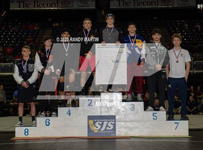 Thumbnail 3 in CIF Sac-Joaquin Masters Championships (Awards/Podium) photogallery.
