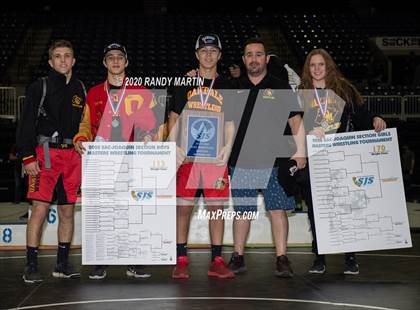 Thumbnail 1 in CIF Sac-Joaquin Masters Championships (Awards/Podium) photogallery.