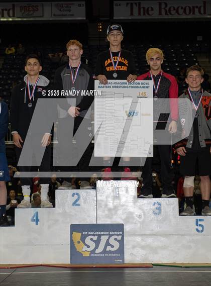 Thumbnail 3 in CIF Sac-Joaquin Masters Championships (Awards/Podium) photogallery.