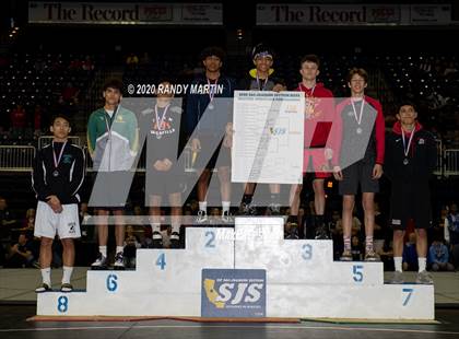 Thumbnail 3 in CIF Sac-Joaquin Masters Championships (Awards/Podium) photogallery.