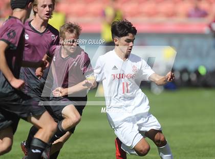 Thumbnail 2 in Judge Memorial vs. Morgan (UHSAA 3A Final) photogallery.