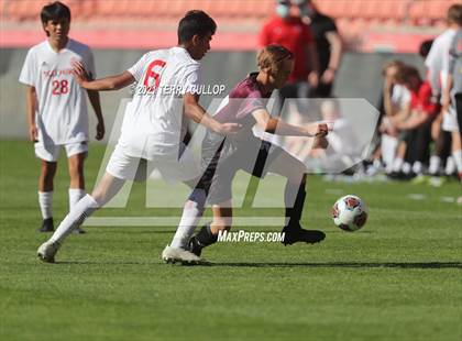 Thumbnail 3 in Judge Memorial vs. Morgan (UHSAA 3A Final) photogallery.