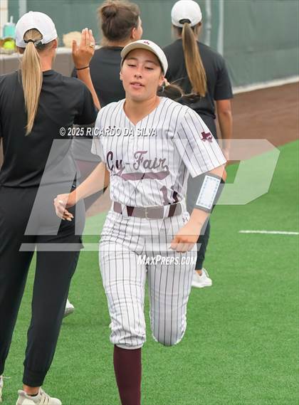 Thumbnail 3 in Cy-Fair vs. Katy (UIL Softball 6A D1 Area) photogallery.
