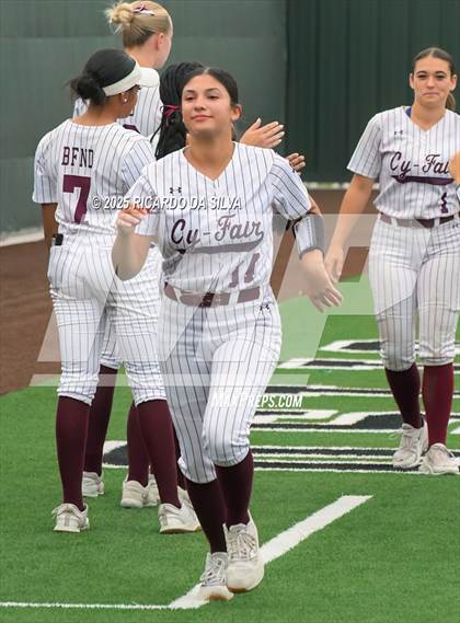 Thumbnail 2 in Cy-Fair vs. Katy (UIL Softball 6A D1 Area) photogallery.