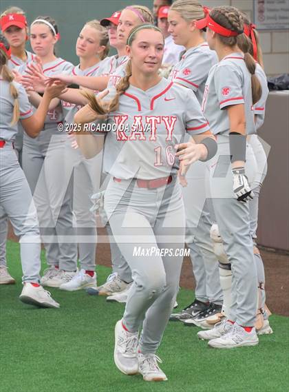 Thumbnail 1 in Cy-Fair vs. Katy (UIL Softball 6A D1 Area) photogallery.