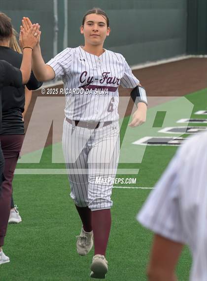 Thumbnail 1 in Cy-Fair vs. Katy (UIL Softball 6A D1 Area) photogallery.
