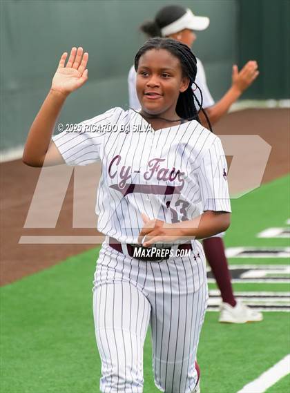 Thumbnail 1 in Cy-Fair vs. Katy (UIL Softball 6A D1 Area) photogallery.