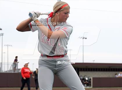 Thumbnail 3 in Cy-Fair vs. Katy (UIL Softball 6A D1 Area) photogallery.
