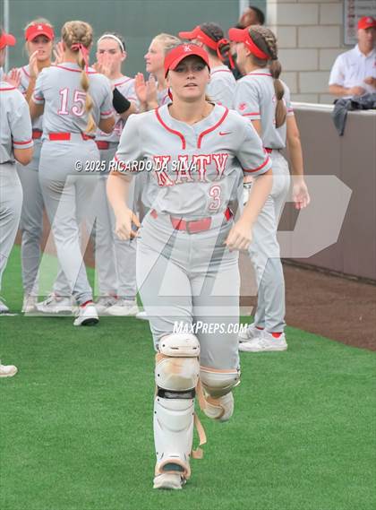 Thumbnail 3 in Cy-Fair vs. Katy (UIL Softball 6A D1 Area) photogallery.