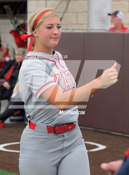 Thumbnail 1 in Cy-Fair vs. Katy (UIL Softball 6A D1 Area) photogallery.