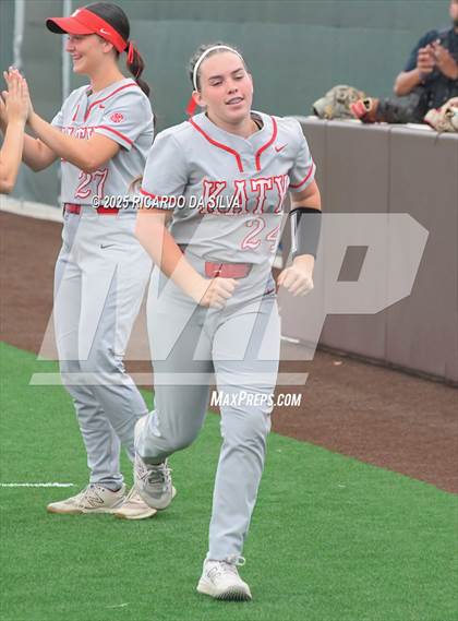 Thumbnail 2 in Cy-Fair vs. Katy (UIL Softball 6A D1 Area) photogallery.