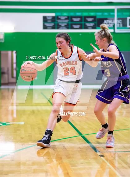 Thumbnail 1 in Columbia vs. Rainier (WIAA 2 Regional Playoff) photogallery.