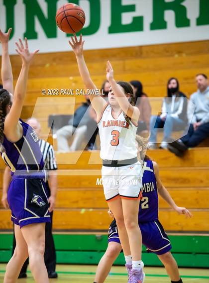 Thumbnail 1 in Columbia vs. Rainier (WIAA 2 Regional Playoff) photogallery.