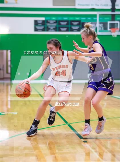 Thumbnail 2 in Columbia vs. Rainier (WIAA 2 Regional Playoff) photogallery.