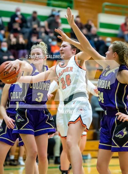 Thumbnail 2 in Columbia vs. Rainier (WIAA 2 Regional Playoff) photogallery.