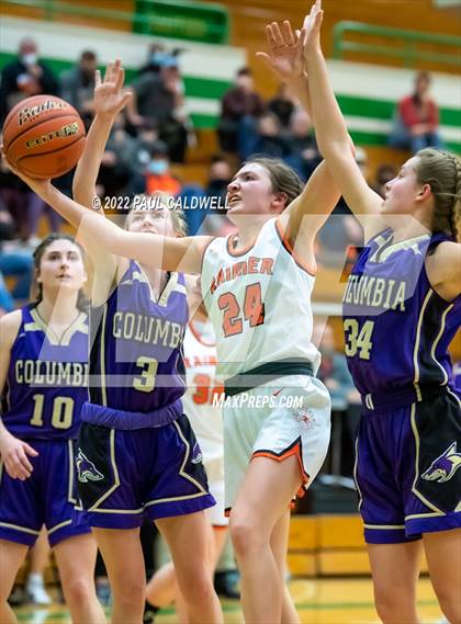 Thumbnail 1 in Columbia vs. Rainier (WIAA 2 Regional Playoff) photogallery.