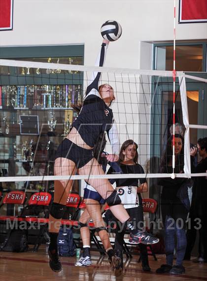 Thumbnail 1 in La Salle @ Flintridge Sacred Heart (CIF SS D1A Semifinal) photogallery.